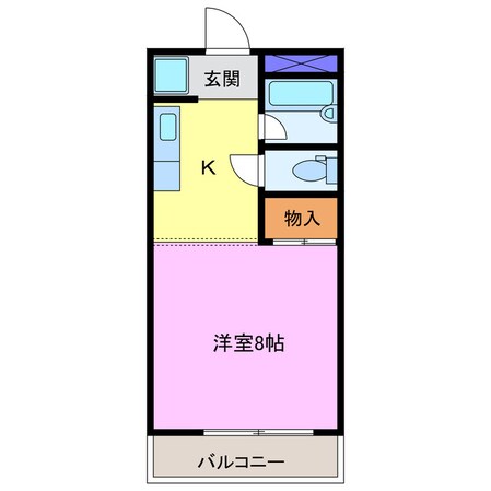 バンブメゾンの物件間取画像